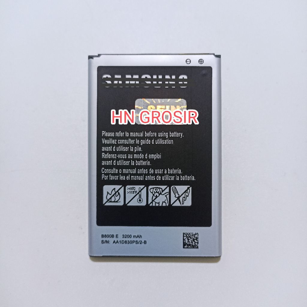 Baterai batre S4MSUNG Note 3 N9000 SM-N900 N9005 N9006 B800BE Battery HP