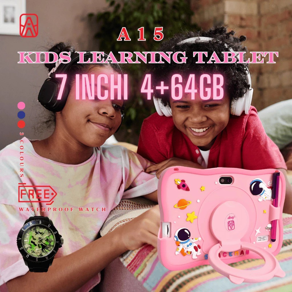 AMIYO - Tablet Anak A15 + Jam tangan tablet edukasi anak