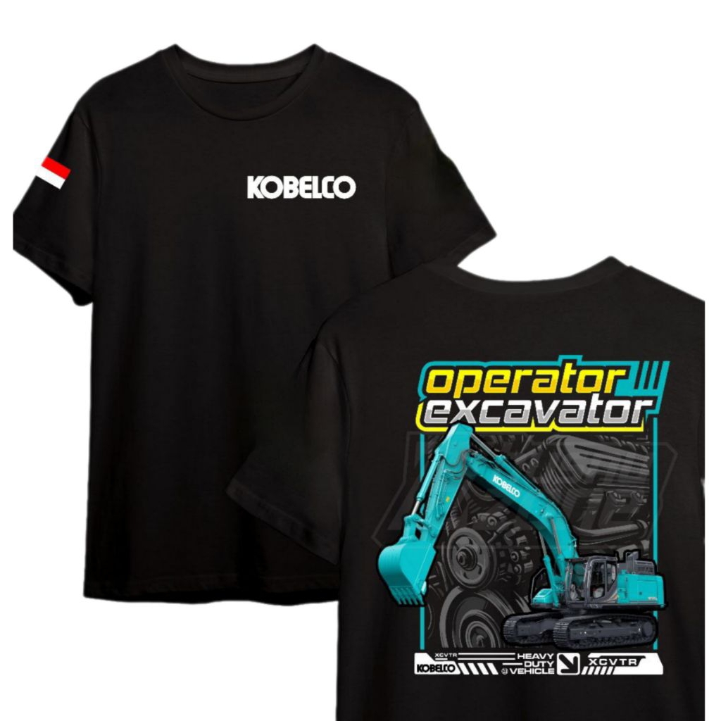 KAOS TSHIRT EXCAVATOR//KAOS OPERATOR EXCAVATOR