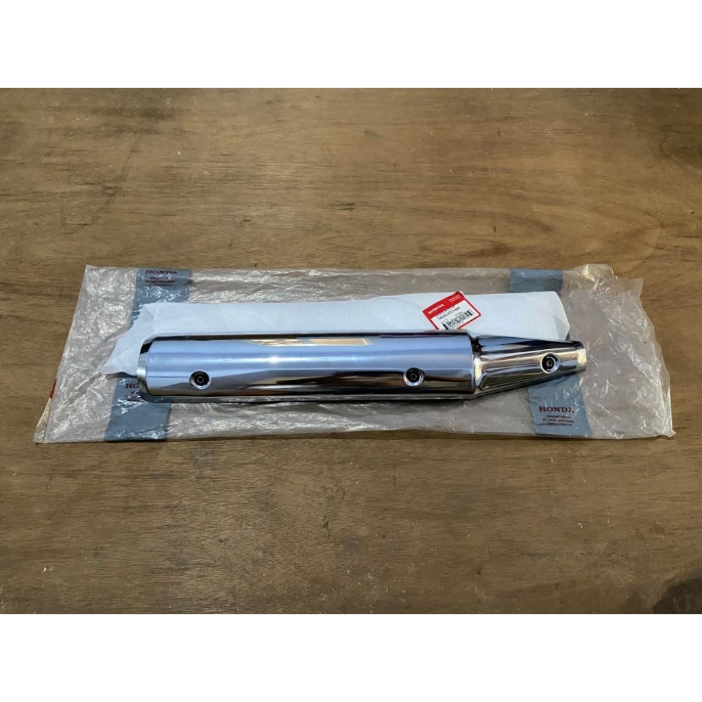 18355 KEH 600 cover knalpot megapro mp primus original baru ahm