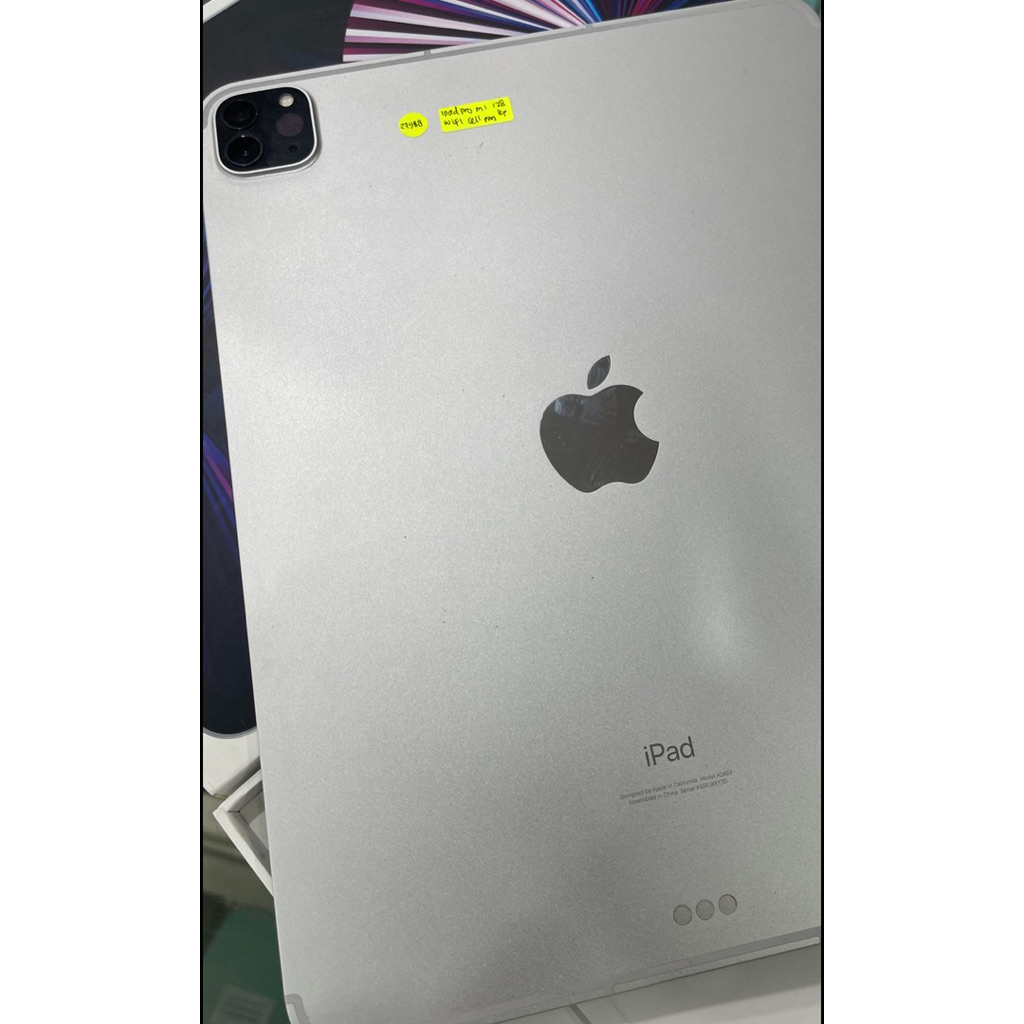 iPad PRO M1 128GB, Silver IBOX ( Wifi & Cellular ) || Second Original Mantap
