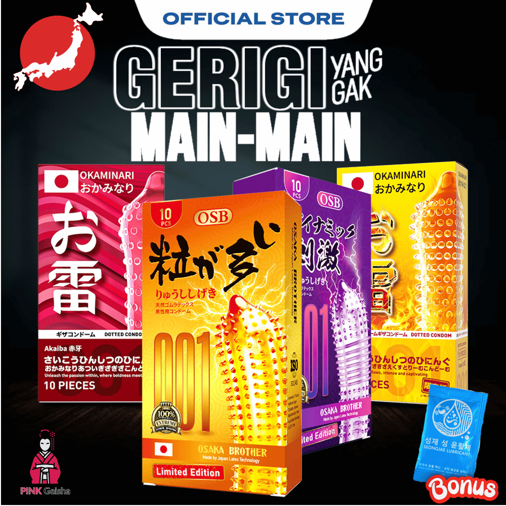 COD Kondom Bergerigi Maknyus 001 Mega Spiky OKM