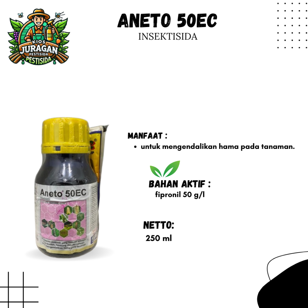 Aneto 50EC 250ml Insektisida Fipronil untuk hama tanaman
