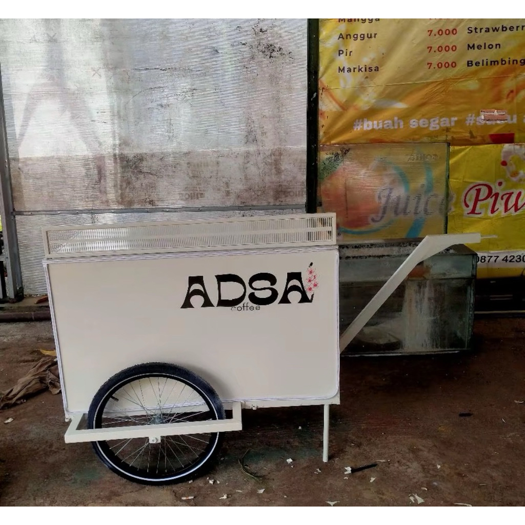 Gerobak kopi tarik motor