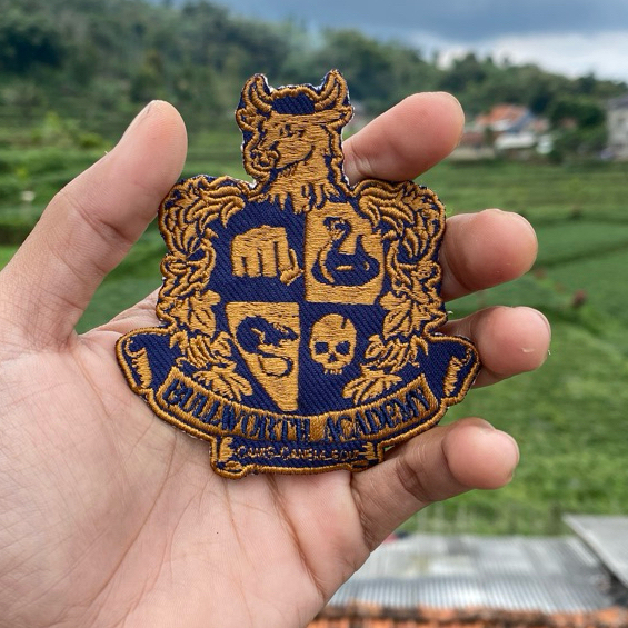 emblem patch bordir bullworth academy