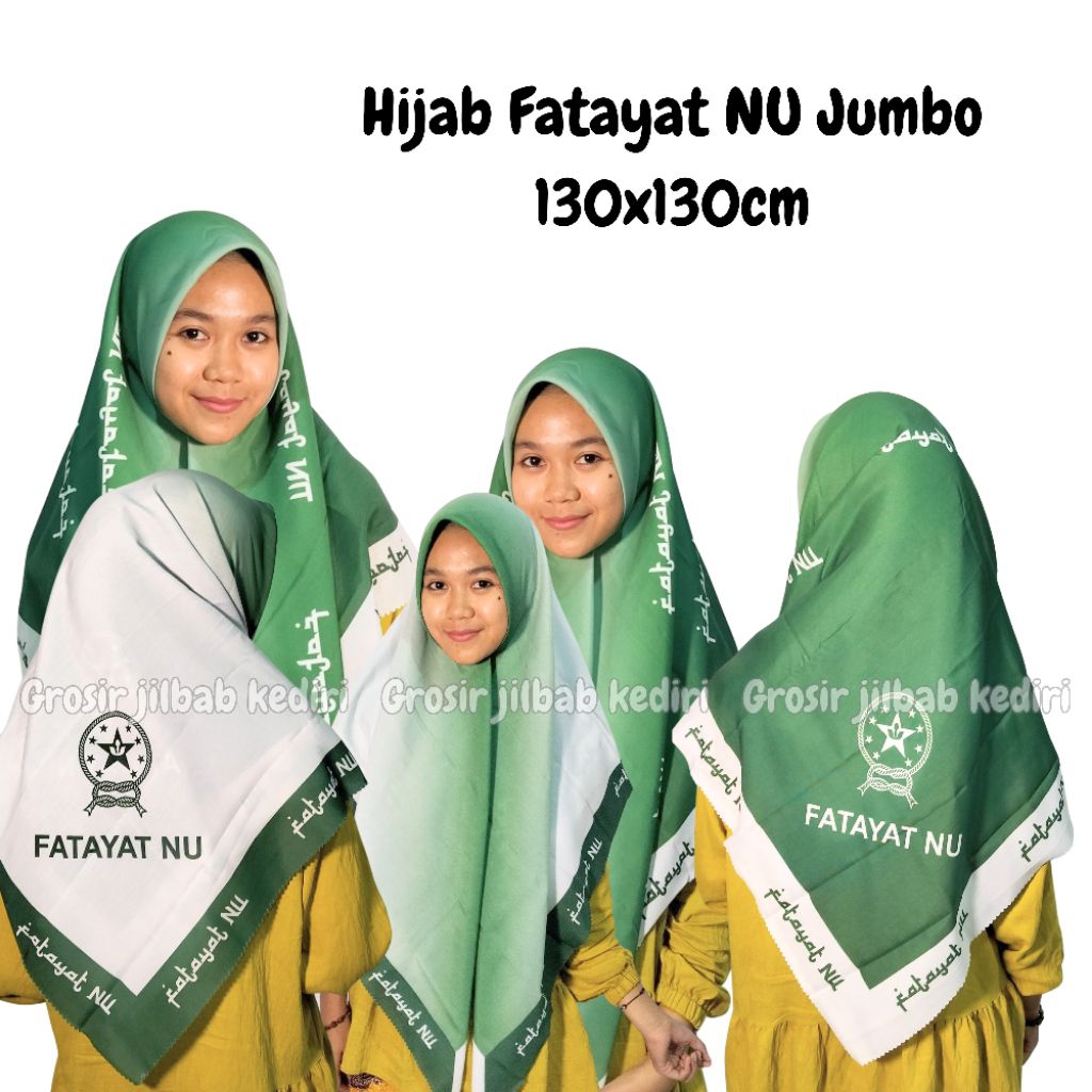 HIJAB FATAYAT NU JUMBO SYAR'I 130x130cm