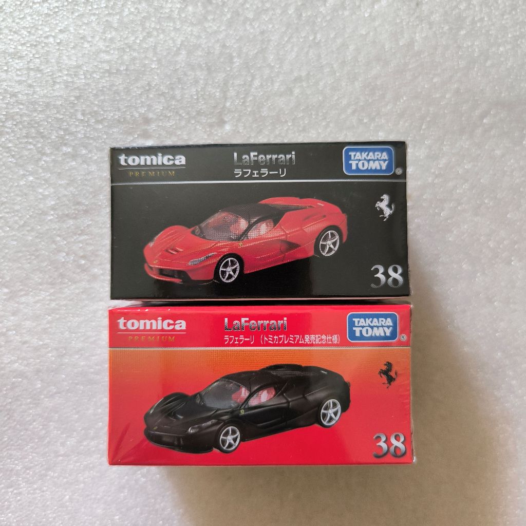 TOMICA PREMIUM #38 1/62 FERRARI LAFERRARI RED / BLACK