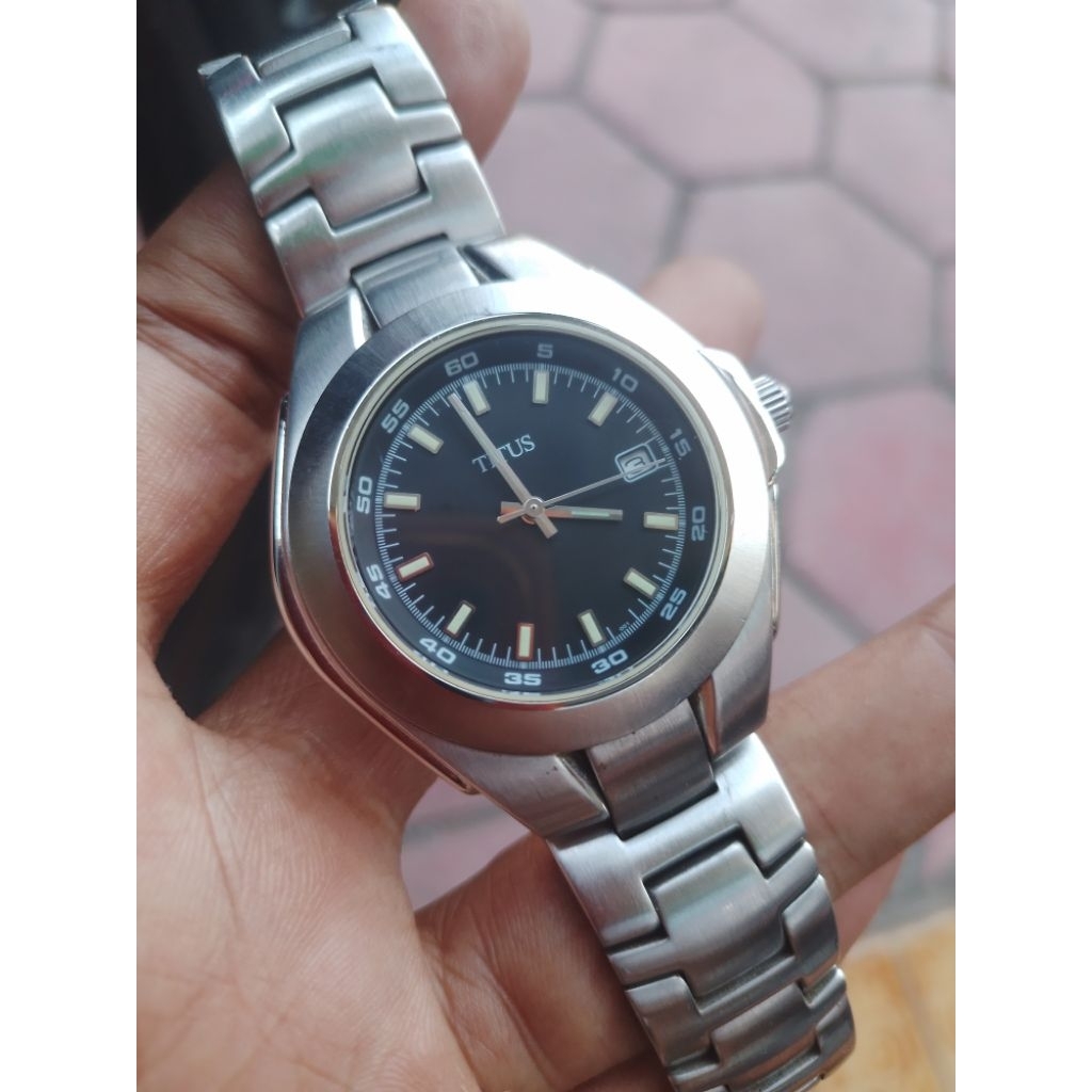 jam tangan TITUS original mens watch preloved/second/bekas