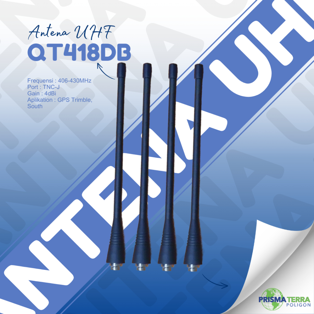 Antena UHF QT418DB Frequensi 406-430MHz 4dBi Antena GPS Trimble South