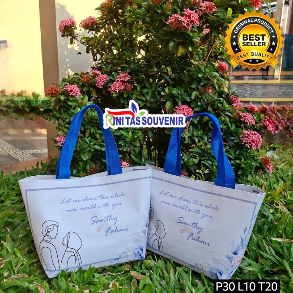 Riana Bag Souvenir Pernikahan Printing Tas Lakmitasi Printing