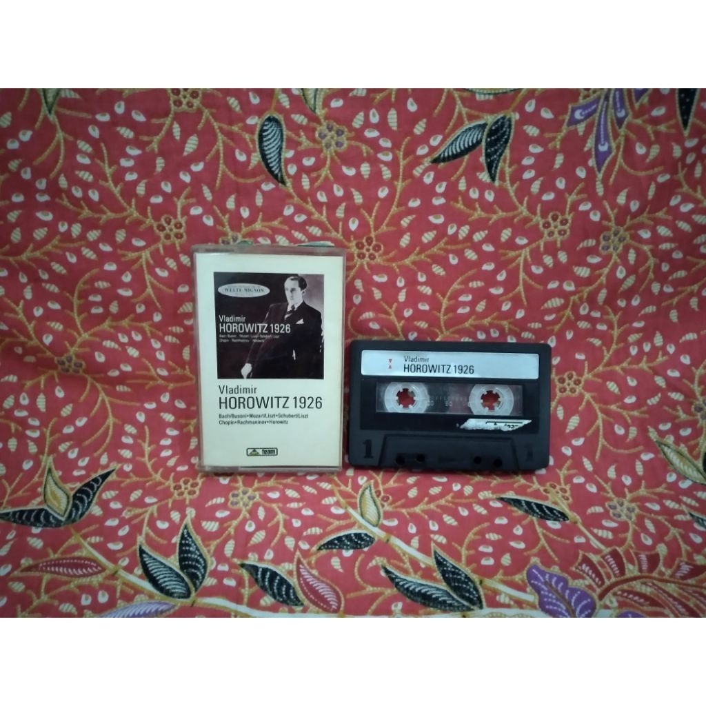 kaset pita musik klasik vladimir horowitz 1926