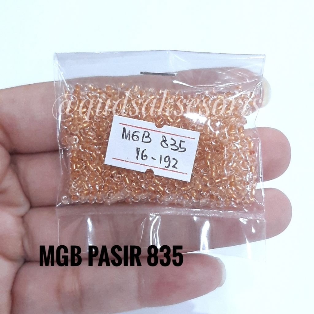 Mote payet pasir MGB Jepang Asli seri coklat
