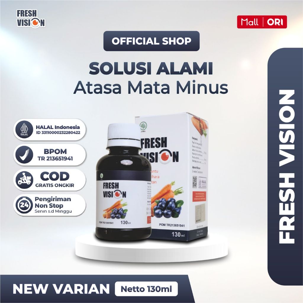 Fresh Vision 130 ml Solusi Mata Minus Merah Katarak