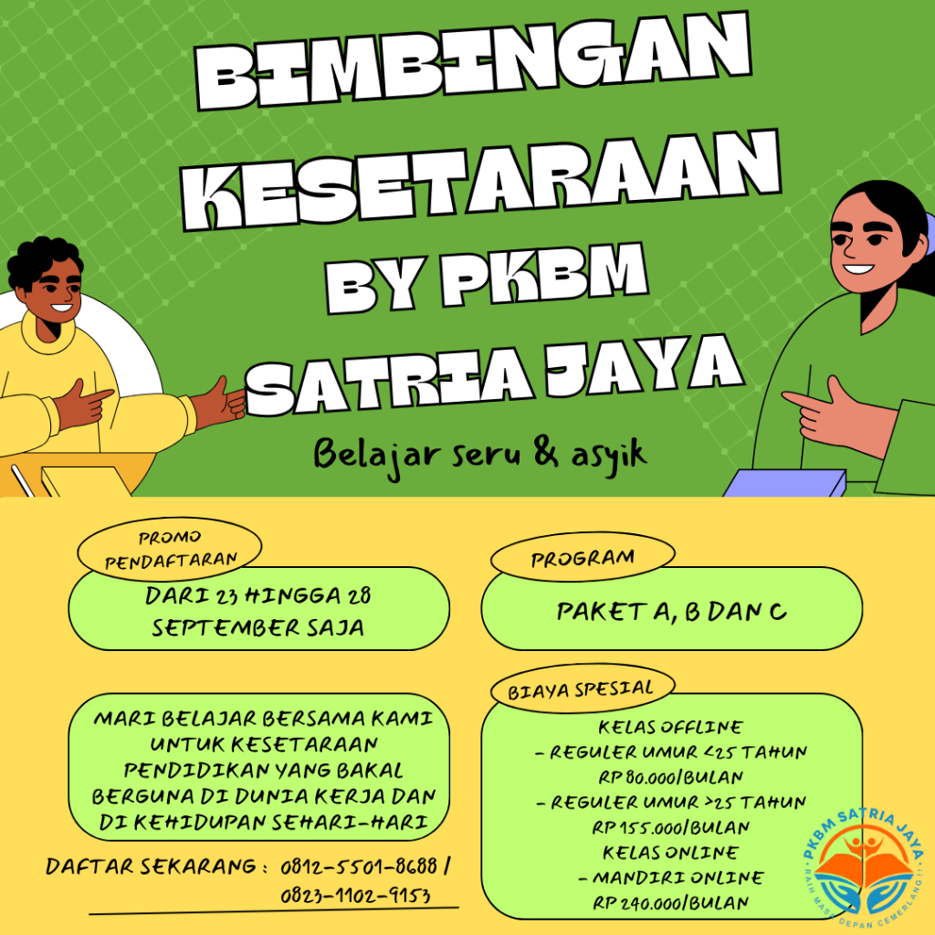 Sekolah Kesetaraan PKBM Satria Jaya