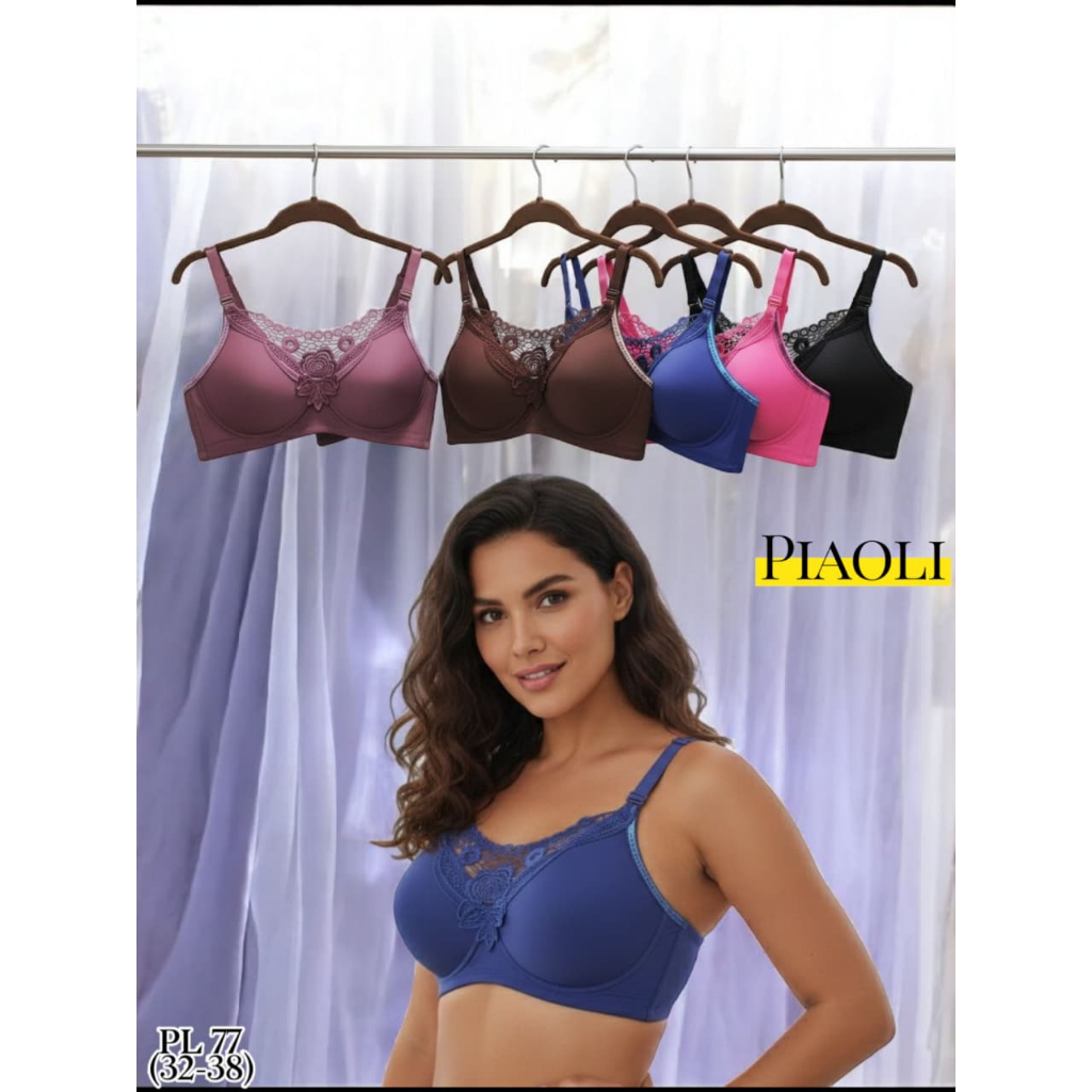 Grosir 5 pcs Bh Push Up Premium BH Tanpa Kawat Murah Kualitas Import Bra Piaoli PL99 PL77 PL 88 cup 
