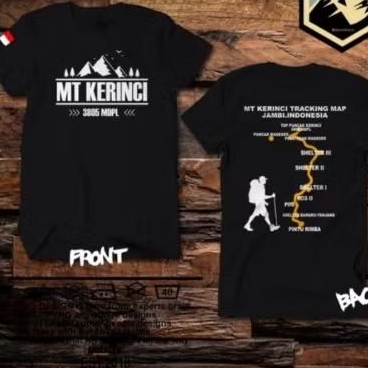 Kaos T-shirt - Pendaki Gunung Kerinci - Kaos Distro unisex