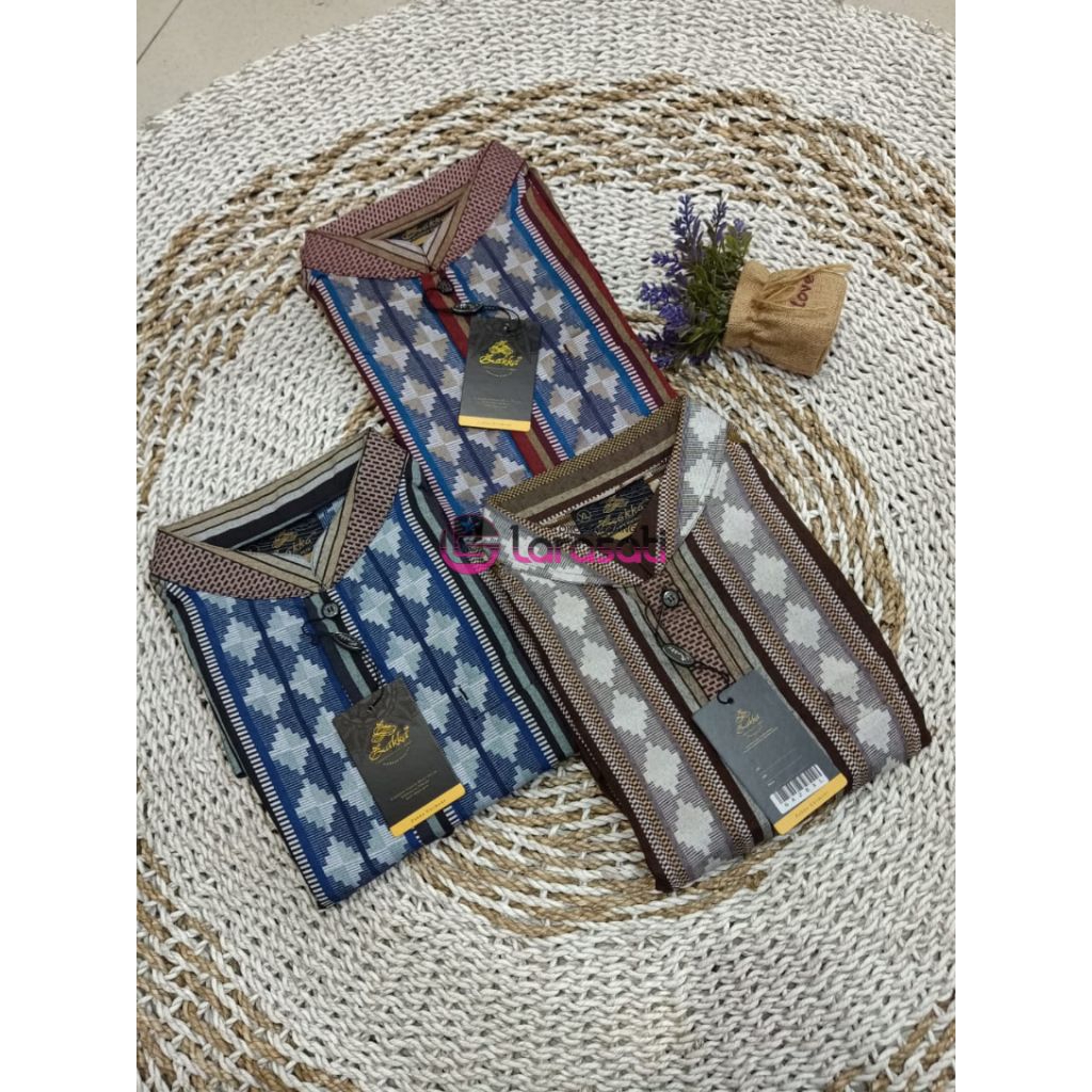 Baju taqwa lengan pendek ZAKKA songket/ baju taqwa kekinian/baju taqwa kualitas premium