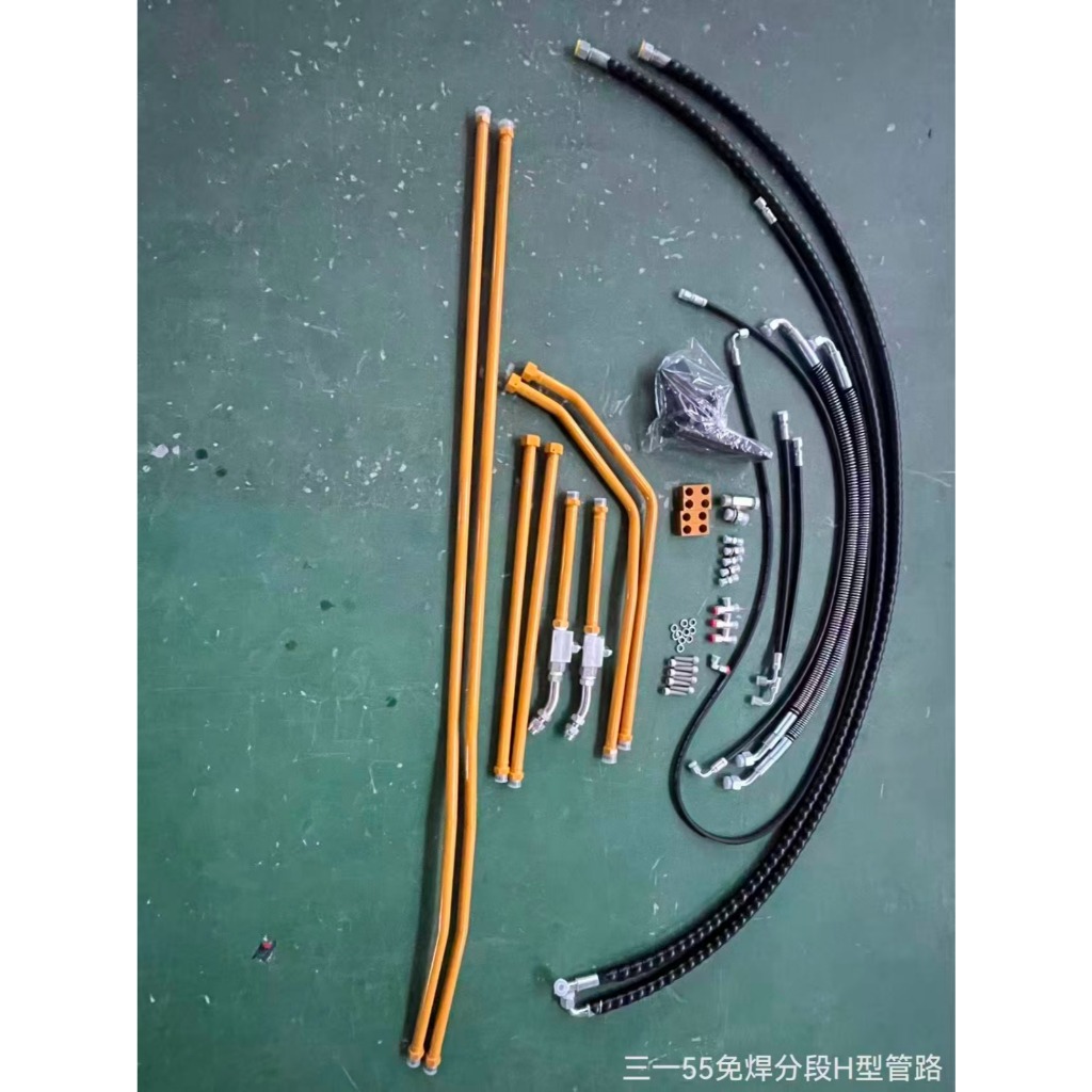 Piping kit Non Las Sany 55 Piping kit Free Welding Excavator Hydraulic Breaker Kelas 5 Ton