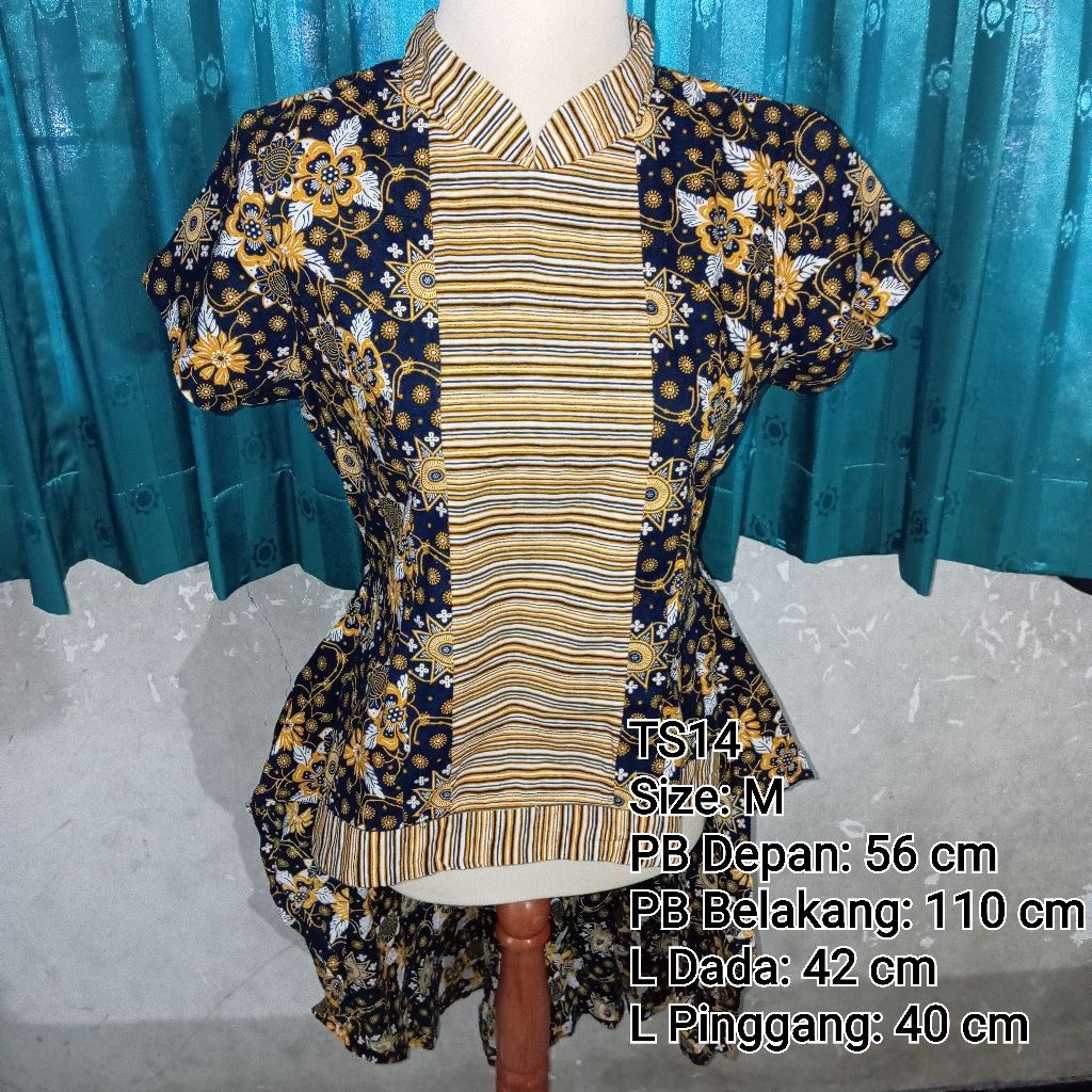 atasan pesta batik, atasan pesta, atasan batik wanita