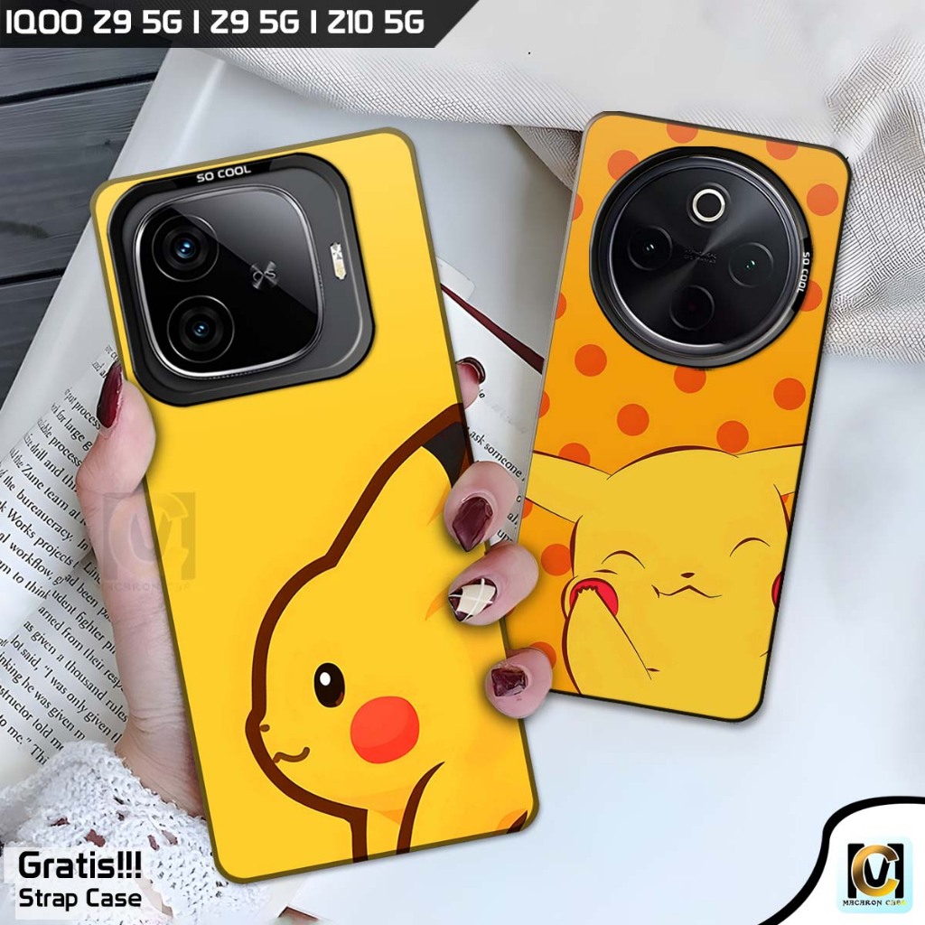 Case So Cool Iqoo Z9 5G | Iqoo Z9X 5G | Iqoo Z10 5G Terbaru 2025 Motif Pokemon | SoftCase HP Vivo IQ