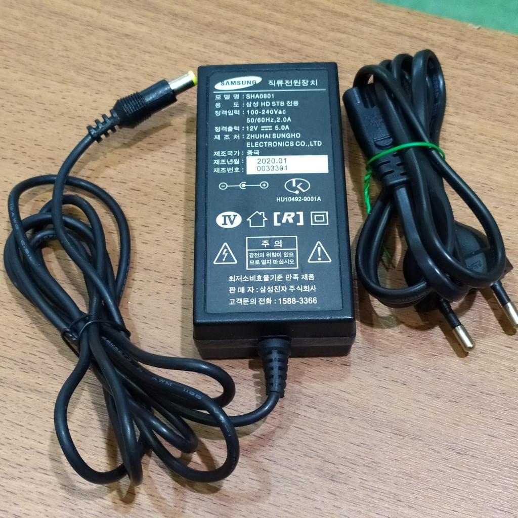 SAMSUNG ADAPTOR 5 AMPERE 12 VOLT SATU PCS