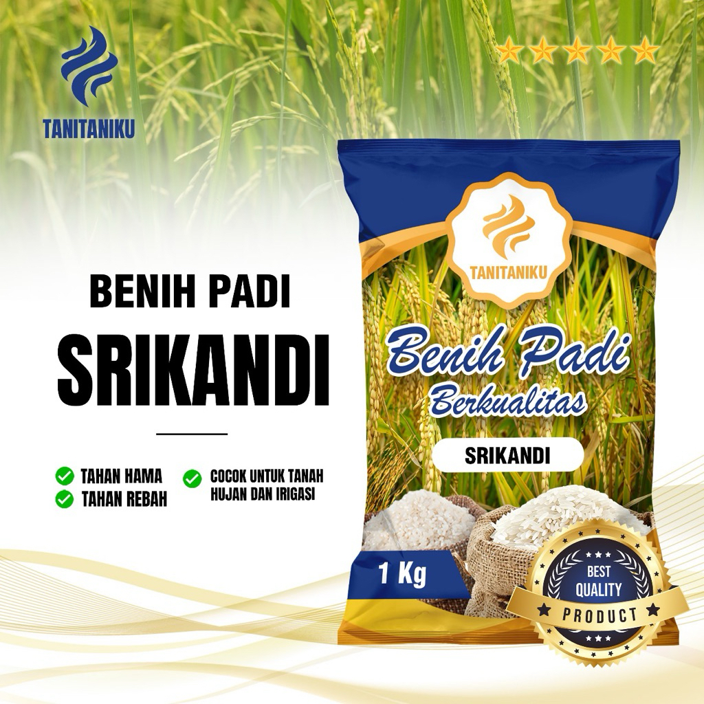 BENIH PADI UNGGUL BIBIT PADI BERKUALITAS SRIKANDI 1KG
