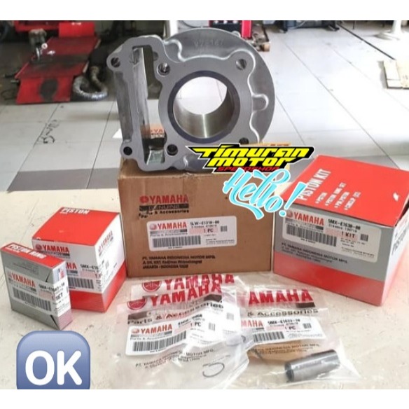 CYLINDER BLOK SET PISTON MIO SPORTY - MIO SMILE ORIGINAL