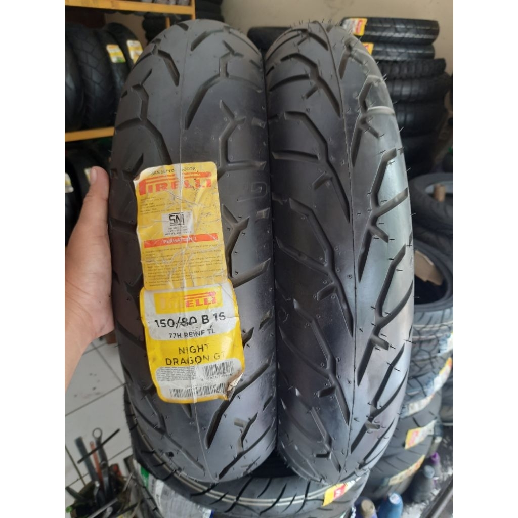 pirelli night dragon 150/80-16 & 130/90-16 baru