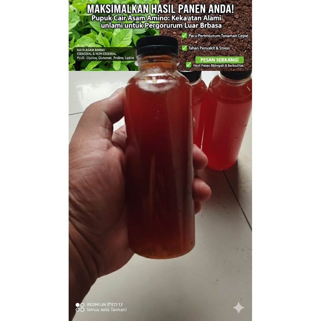 Pupuk organik cair POC asam amino 250 ml
