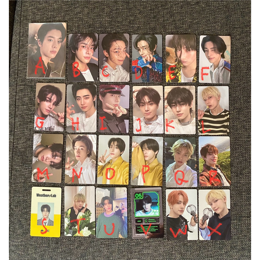 PC PHOTOCARD ALBUM ENHYPEN MAKE YOU MINE JUNGWON HEESEUNG JAY JAKE SUNGHOON SUNOO NI-KI ID CARD ANNI