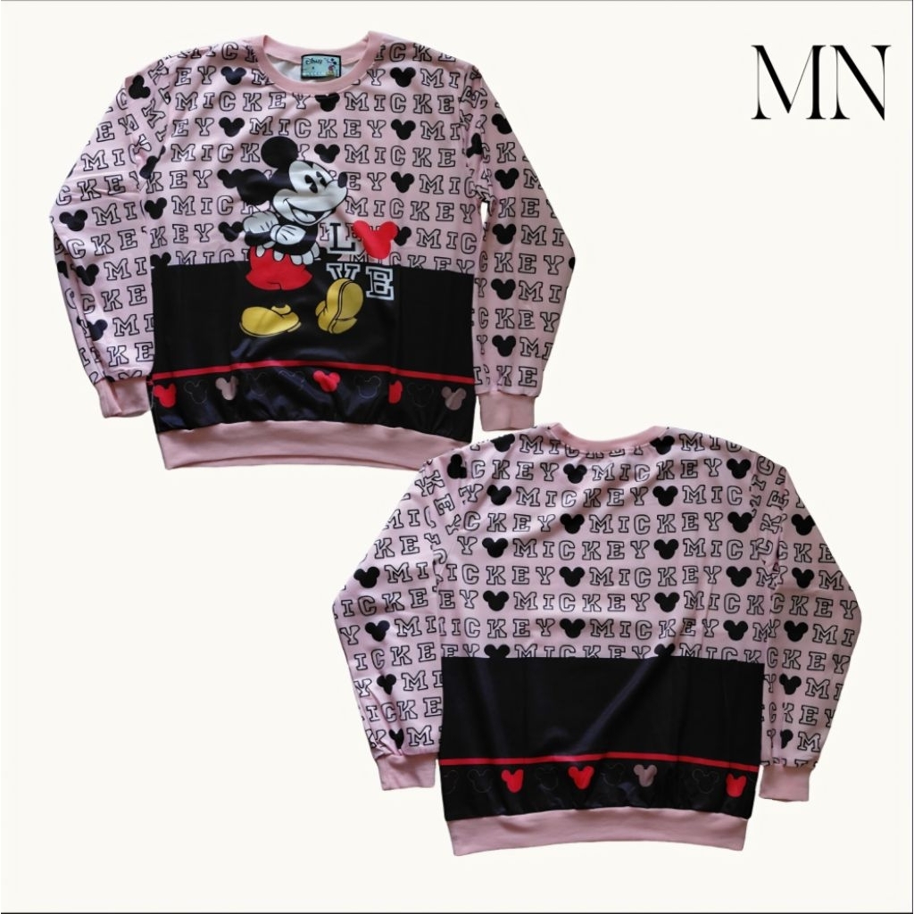 Long Sleeve Disney T-Shirt - Black&Pink