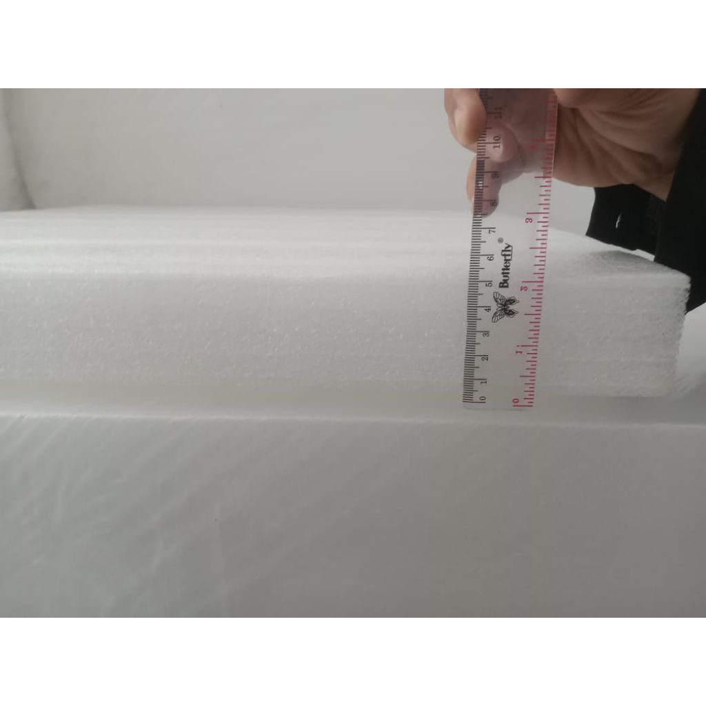 Pe Foam/Busa Packing/Busa Pelindung Warna Putih Tebal 5cmx50cmx50cm