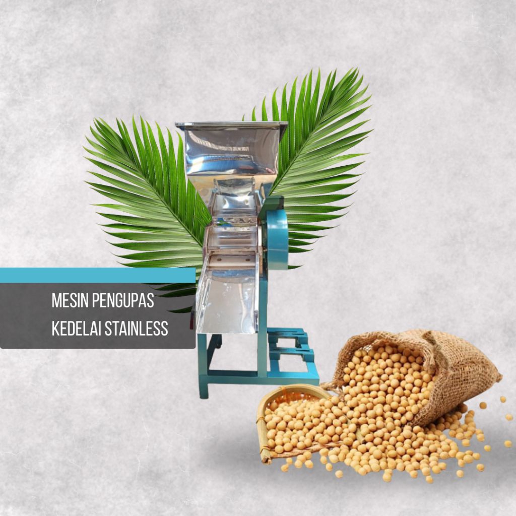 mesin kupas kedelai stainless steel tidak termasuk penggerak
