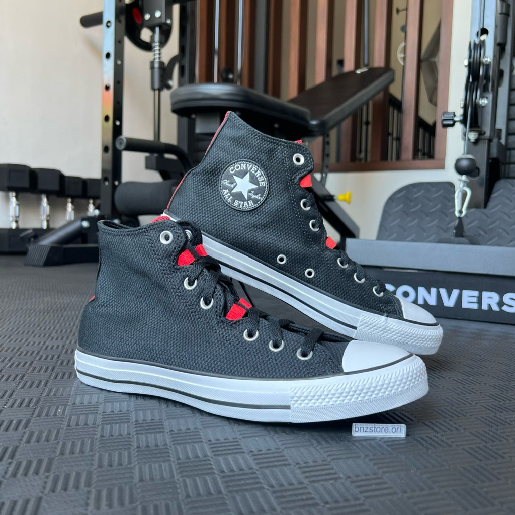 Sepatu Sneakers Pria Converse CTAS 90s Retro Black/Red/White art.A08590C