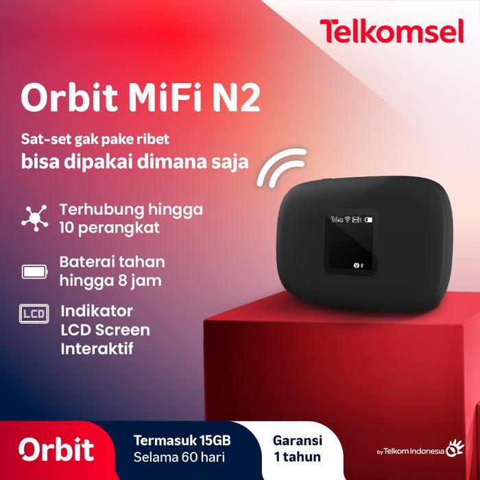 HKM M22 Modem Portable Mifi 4G LTE Mini Wifi ORBIT N2 TELKOMSEL