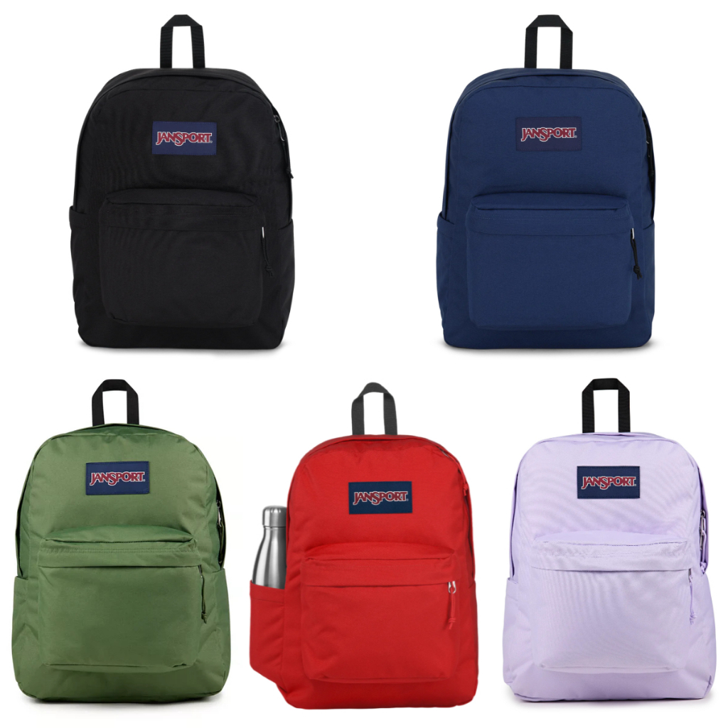 Tas Ransel Jansport Superbreak Original Backpack Pria Wanita Remaja Sekolah Kampus Kuliah Daily Casu