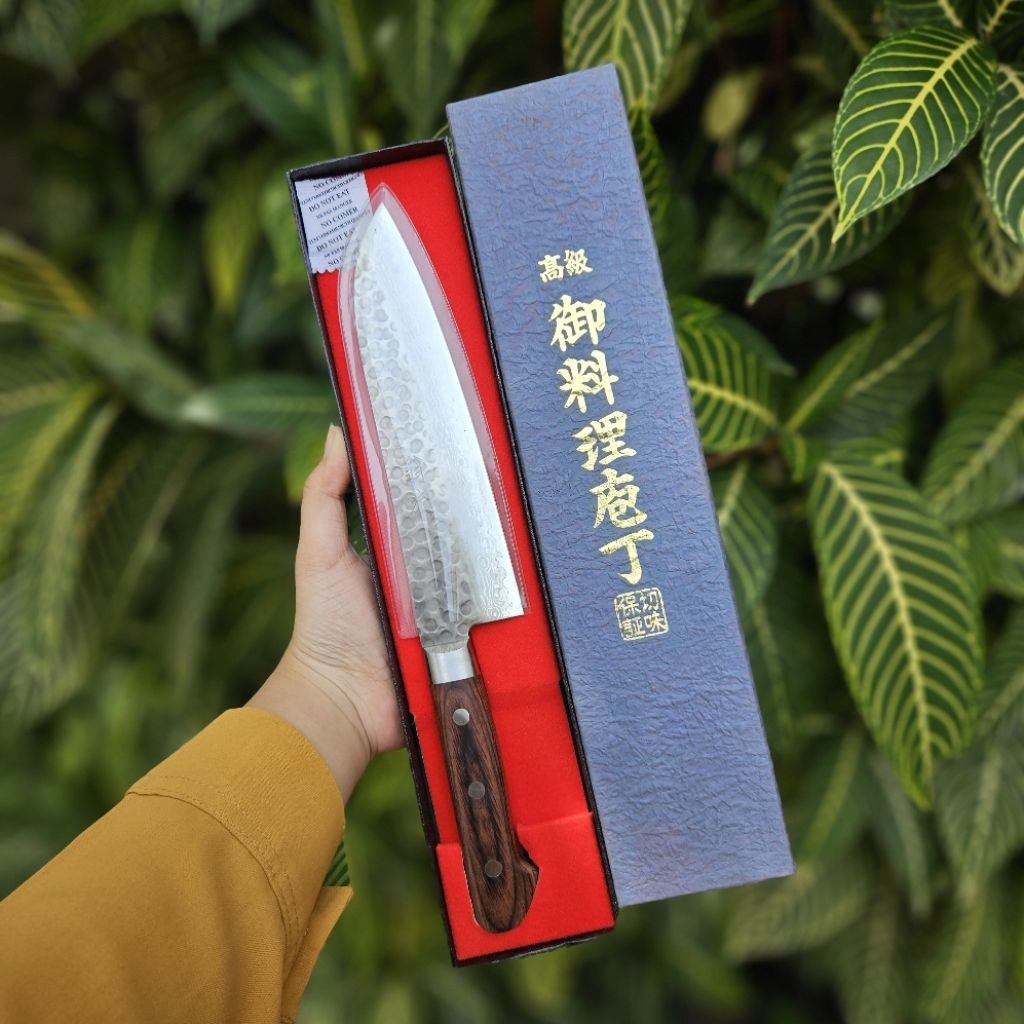 Japan Damascus Knife Oul Sakai Vg10