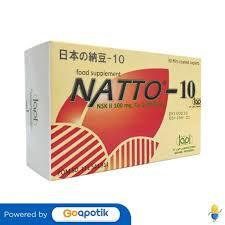 Natto-10 Suplemen Kaplet 30 Kapsul Nattokinase