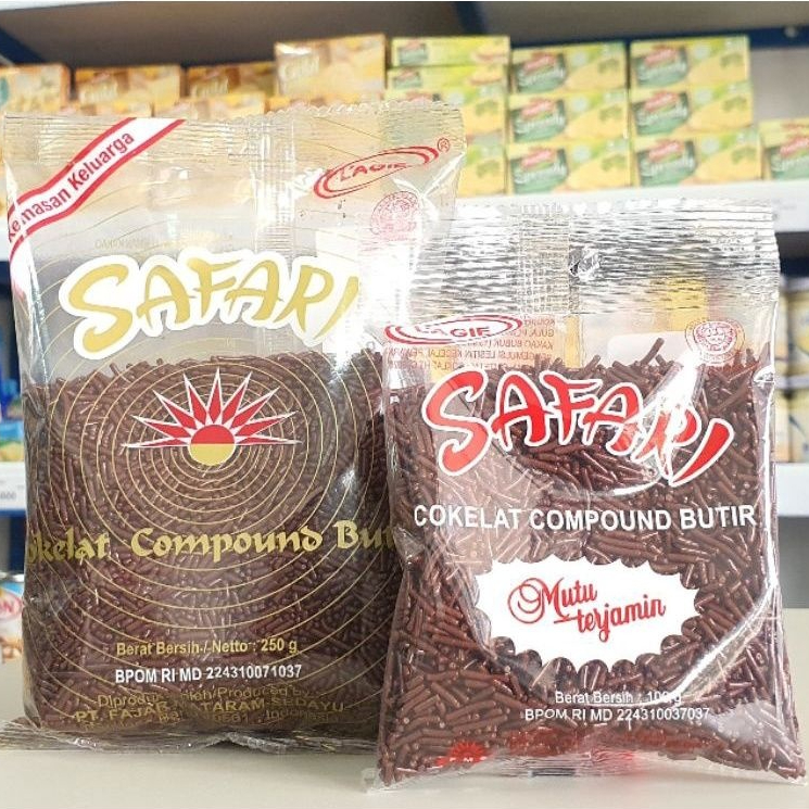 Meses Safari 100gr / Meses Coklat / Meses Safari