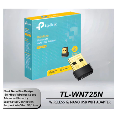 TP-Link TL-WN725N Wireless & Nano USB WIFI Adapter - TPLINK TLWN725N | TL WN 725 N | TL WN725 N