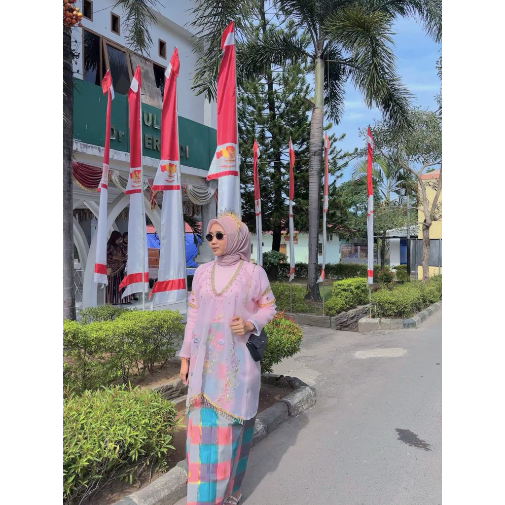 BEST SELLER 1 BAJU BODO ORGANZA MODERN MAKASSAR KEKINIAN VIRALL SULSEL BAJU LABBU SIMAKTAYYA SELEMPA