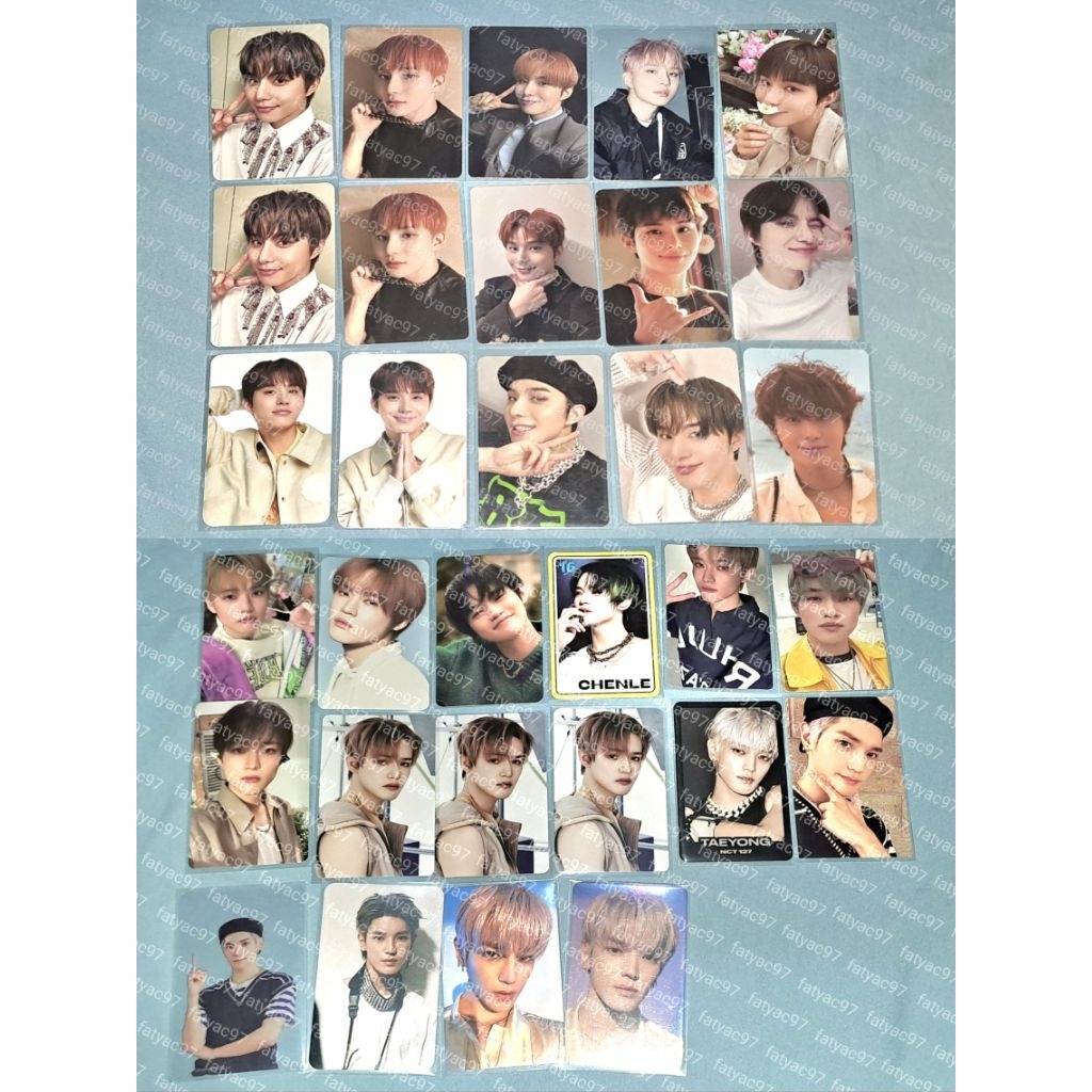 [READY STOCK] WTS JUAL PC OFFICIAL MURAH NCT 127 DREAM JUNGWOO CHENLE TAEYONG FC FACT CHECK CHANDELI