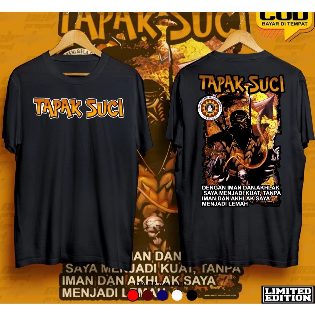 KAOS TAPAK SUCI  KAOS DISTRO TAPAK SUCI   PRIA WANITA