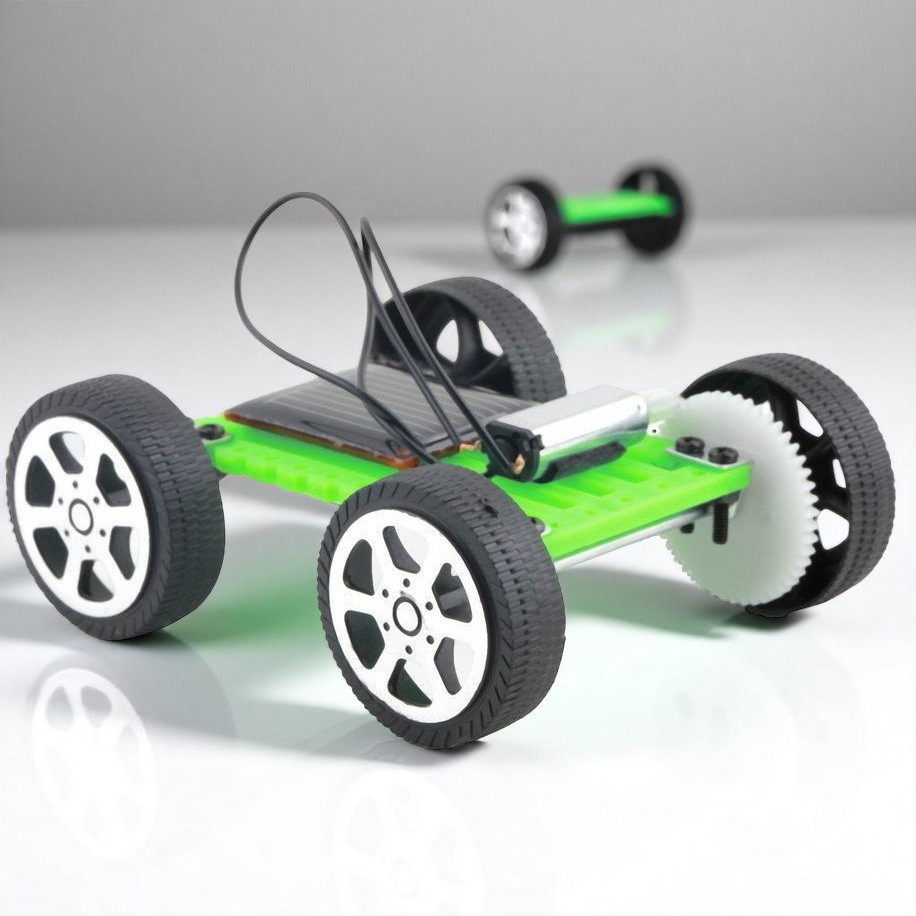 Mainan Tenaga Surya untuk Anak-anak 1 Set Mainan Mini Bertenaga Surya DIY Mainan Mobil DIY