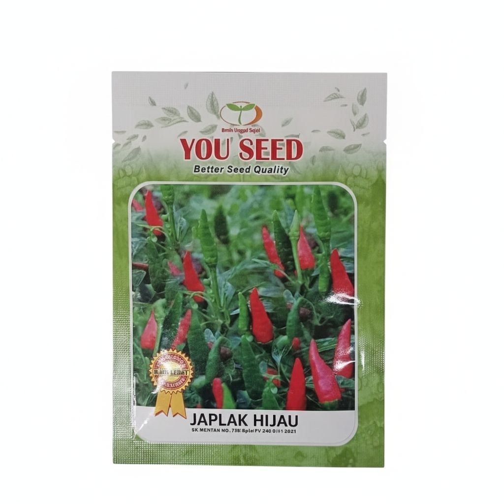 Benih Cabe Rawit Tegak JAPLAK HIJAU 10 gram Bjii Bibit You Seed