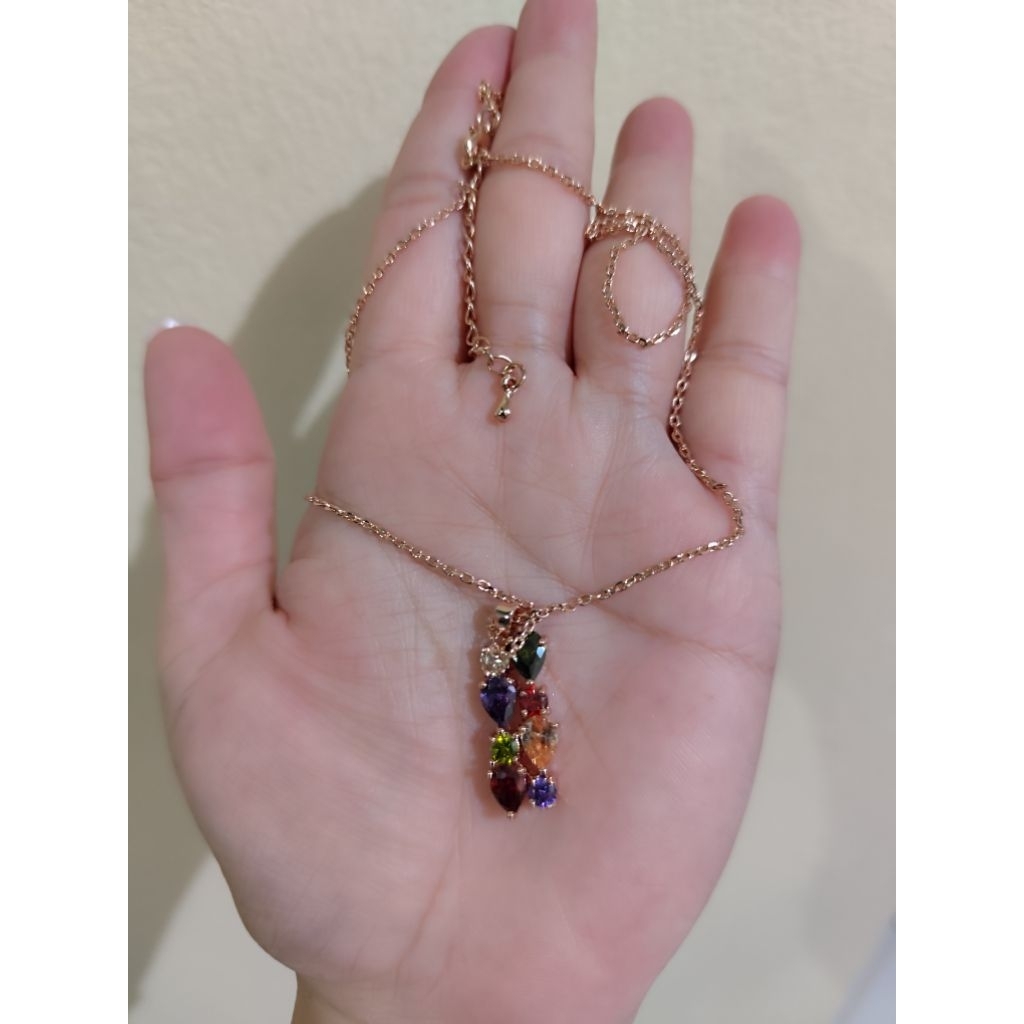 Kalung Tourmaline Zirconia 18k