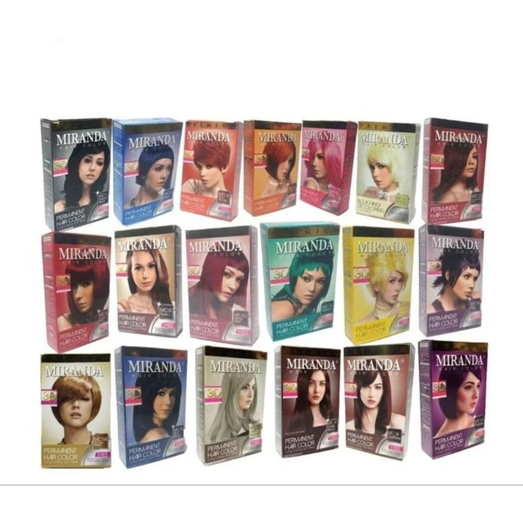 ( 6 Biji) Semir Rambut MIRANDA - Hair Coloring MIRANDA Termurah SeIndonesia