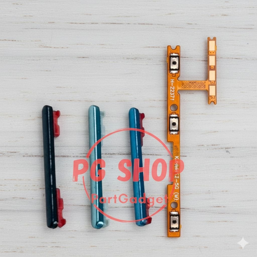 Tombol 1 Set fleksibel + tombol Xiaomi Redmi Note 10s 4G | Fleksibel + Tombol on off volume Flexibel