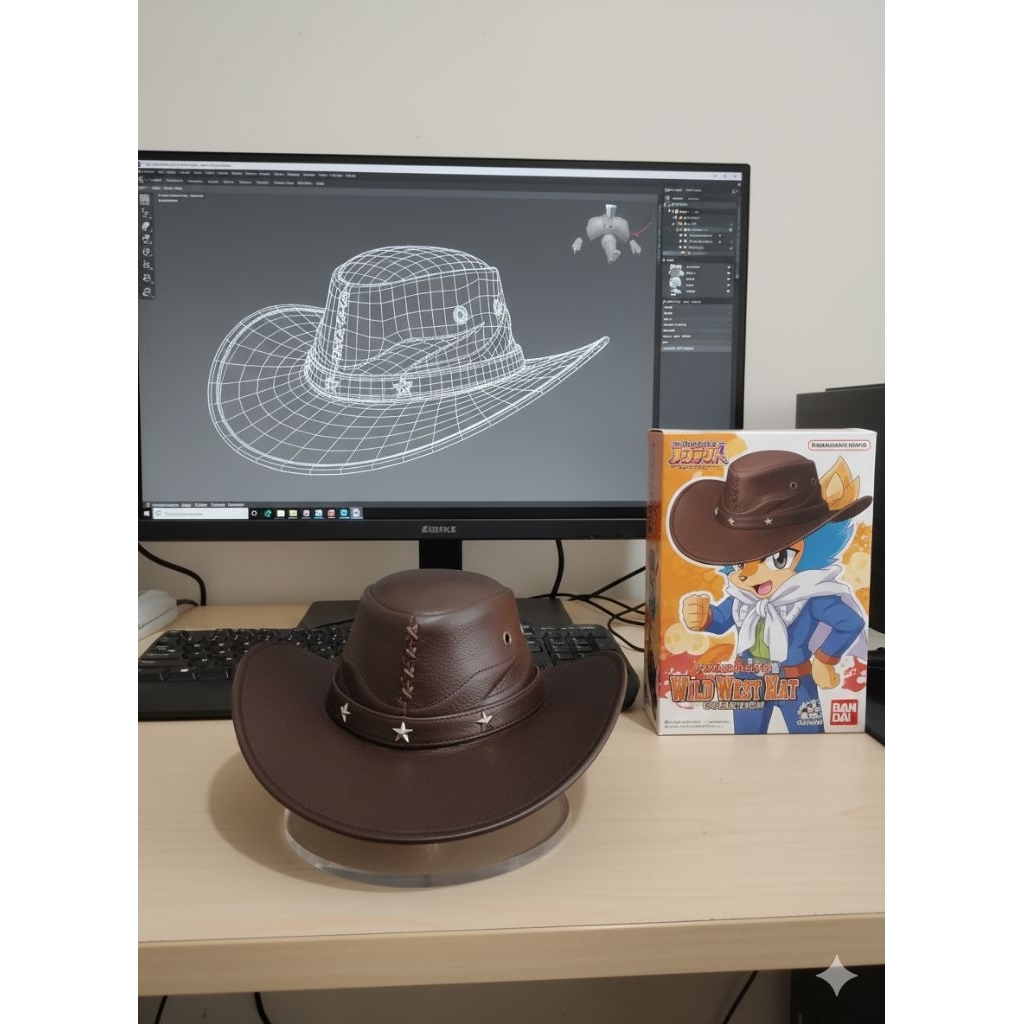 > “Topi Koboy Kulit Sapi Asli Premium – Fashion Pria Gagah & Stylish / Cowboy Hat Leather Original”
