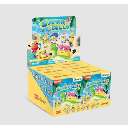 Blokees Minions Mokoo Series - 02 Summer Bello - Boxset Segel Mainan Action Figure Minions Mokoo